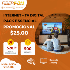 Internet + TV Digital 500Mbps