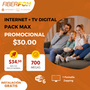 Internet + TV Digital 700Mbps