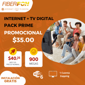 Internet + TV Digital 900Mbps